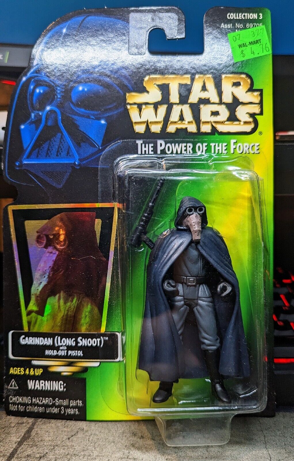Star Wars Garindan (Long Snoot) Power of the force POTF