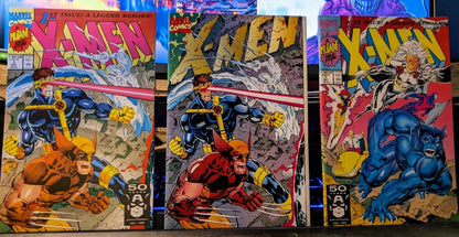 X-Men #1 Variants 5 Book Lot 1991 Jim Lee covers VF/NM