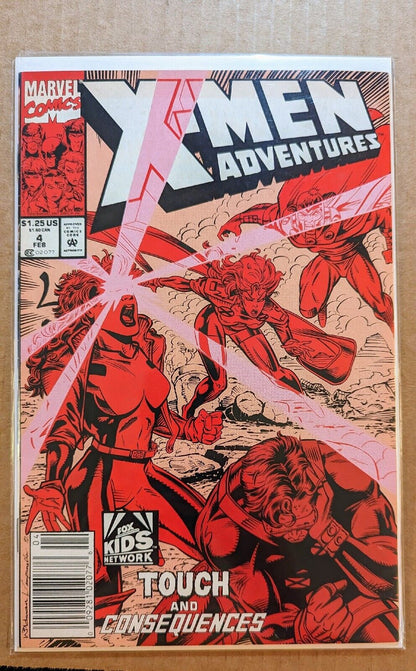 X-Men Adventures (1992 series) #4 in NM minus condition. Marvel Comics