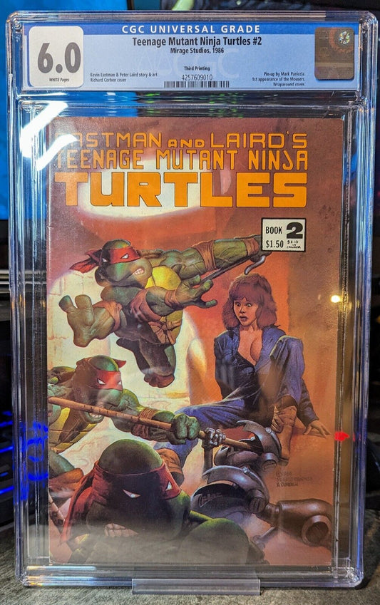Teenage Mutant Ninja Turtles, Vol. 1 #2C CGC 6.0 White Pages Mirage 1986
