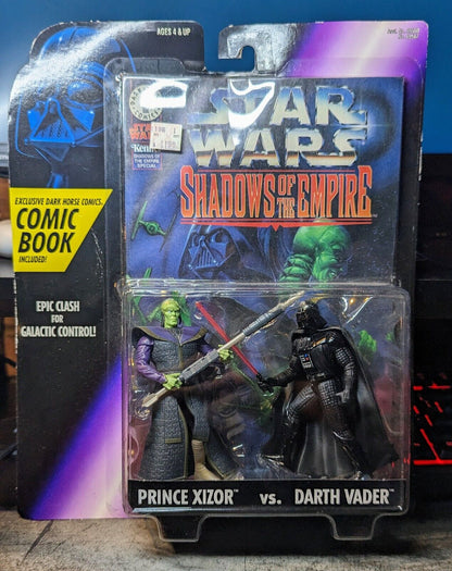 Star Wars Prince Xizor vs Darth Vader Shadows of The Empire POTF