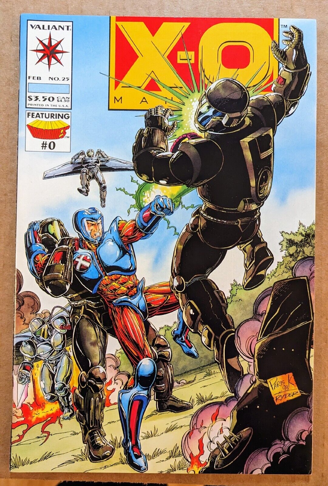 X-O Manowar #25 Featuring Armorines #0 1994 Valiant Comics NM