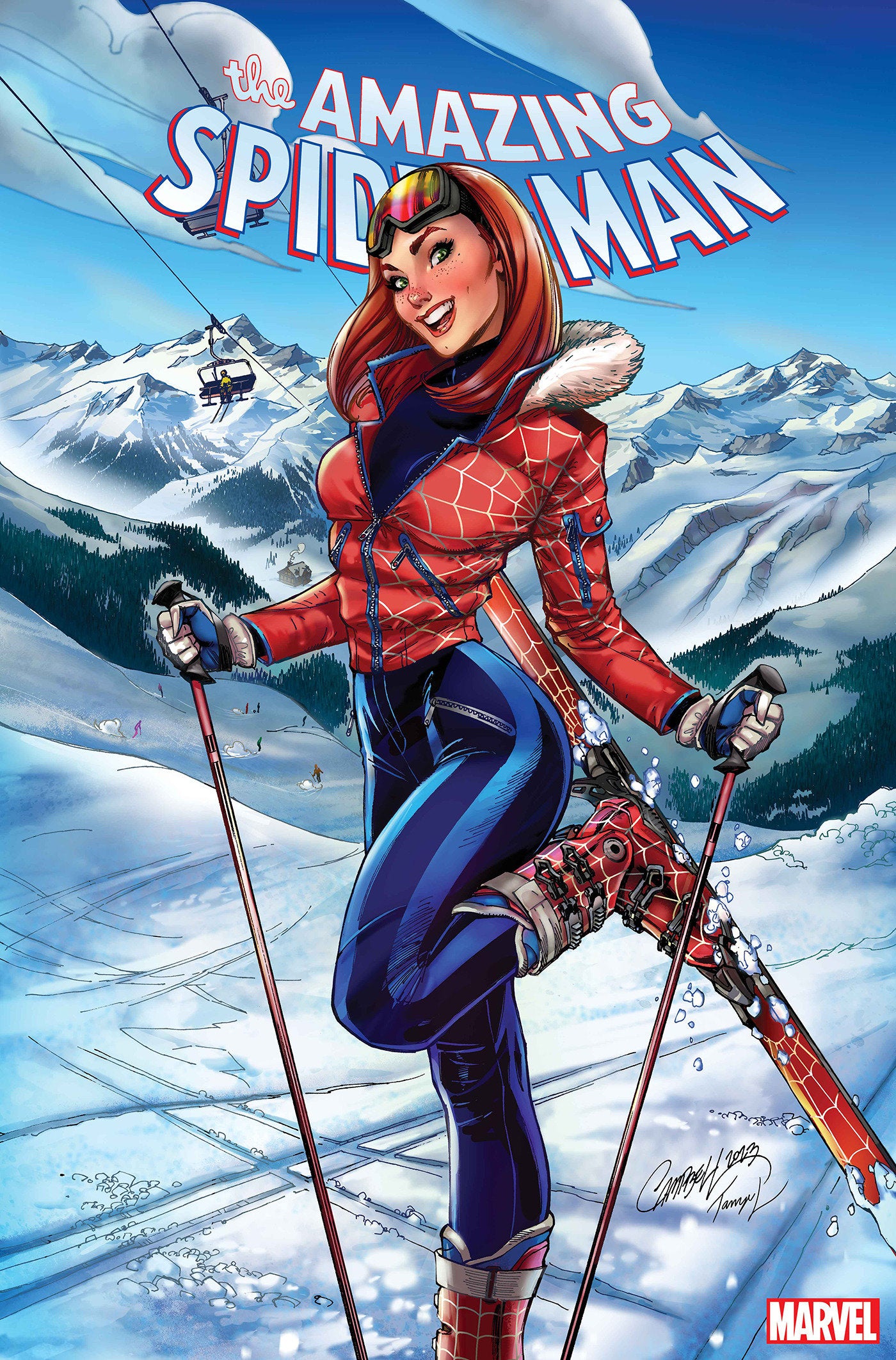 Amazing Spider-Man 40 J.S. Campbell Ski Chalet Variant [Gw]