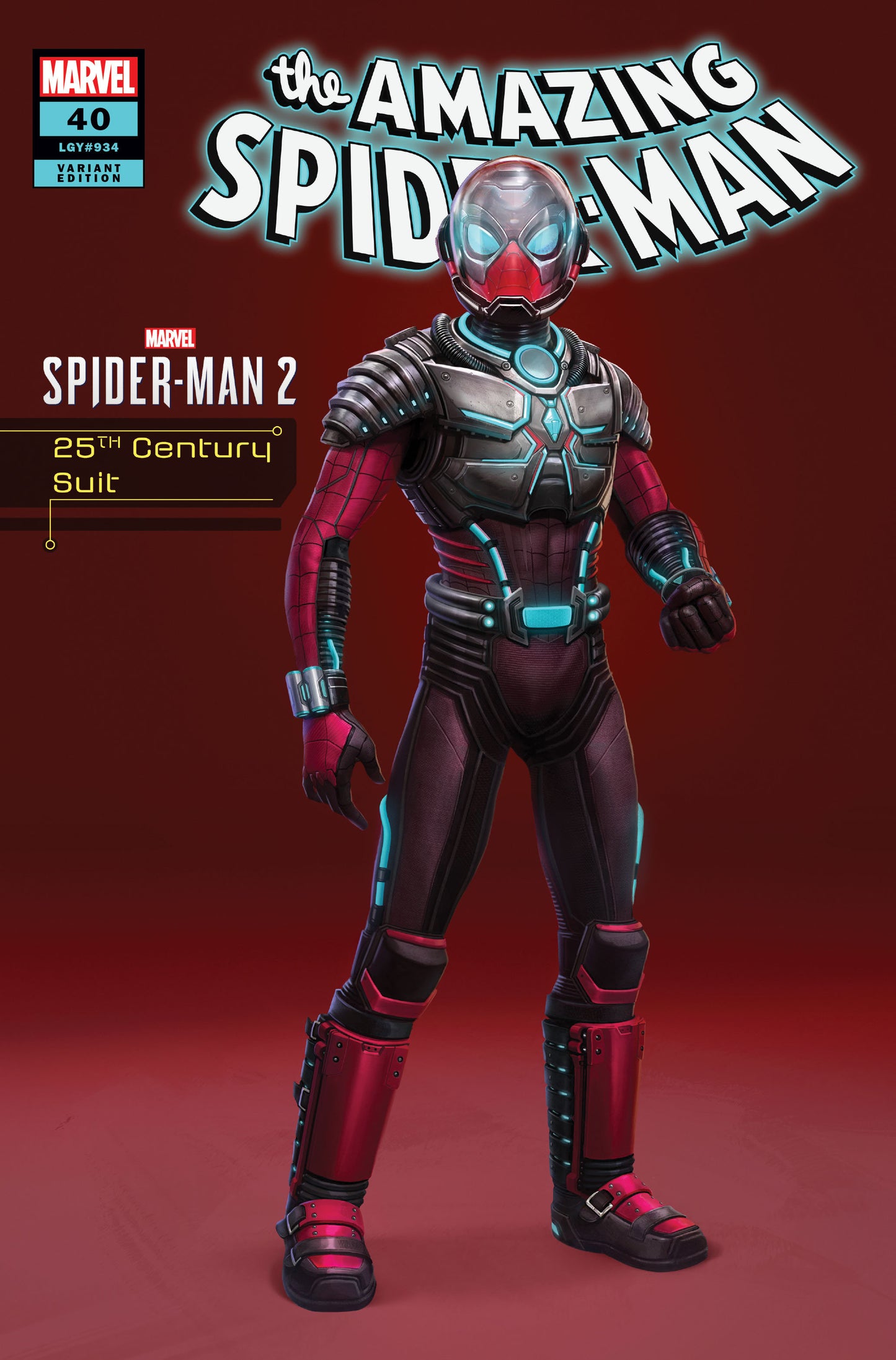 Amazing Spider-Man 40 25th Century Suit Marvel'S Spider-Man 2 Variant [Gw]