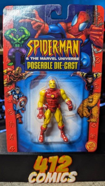 Marvel Spider-Man Die Cast Poseable Toy Biz MOC