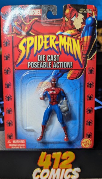 Marvel Spider-Man Die Cast Poseable Toy Biz MOC